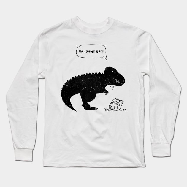 The struggle is real Long Sleeve T-Shirt by ZenCloak